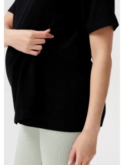 Still T-Shirt Ifke in Black