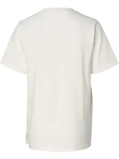 Still T-Shirt Ifke in Cream