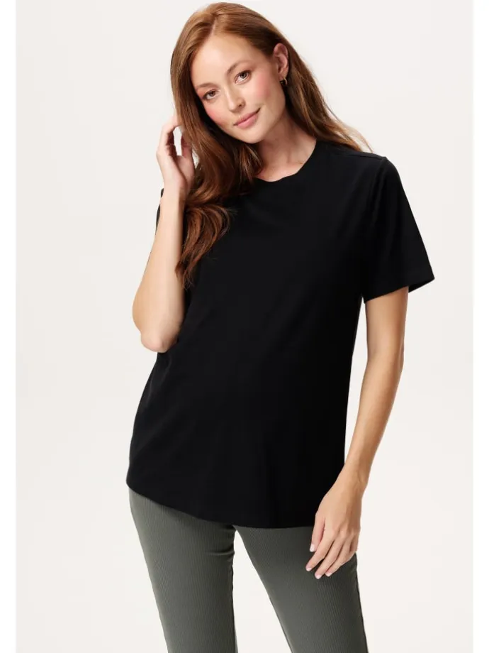 Still T-Shirt Ifke in Cream