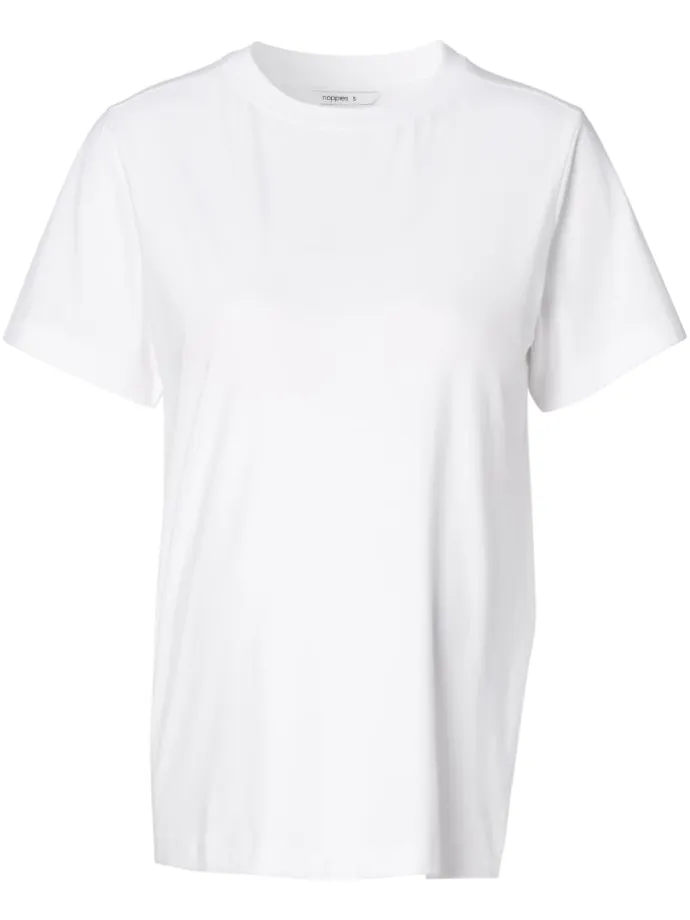 Still T-Shirt Ifke in Optical White