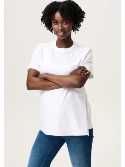 Still T-Shirt Ifke in Optical White