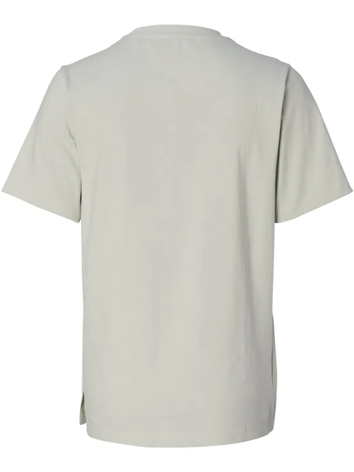 Still T-Shirt Ifke in Pigeon