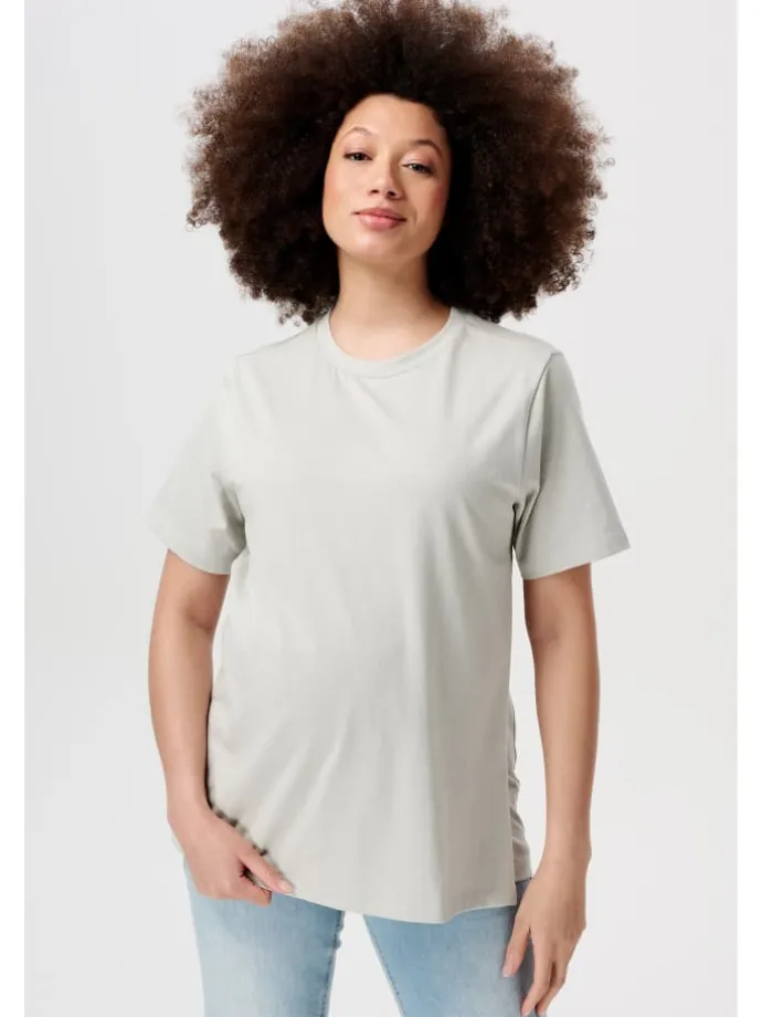 Still T-Shirt Ifke in Pigeon