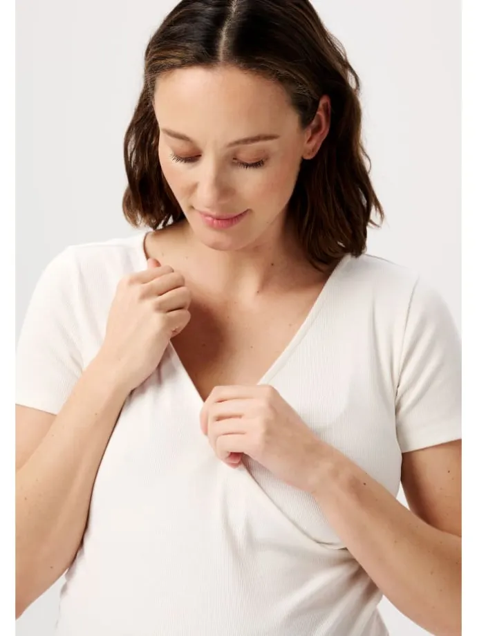 Still T-Shirt Sanson in Cream