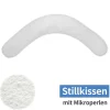 Stillkissen Das Komfort - Mikroperlen-Füllung in weiss