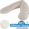 Stillkissen Das Original mit Mikroperlen-Füllung in grau,beige
