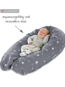 Stillkissen Das Original mit Mikroperlen-Füllung in grau,beige