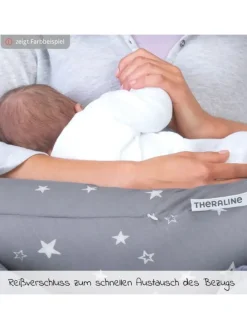 Stillkissen Das Original mit Mikroperlen-Füllung in grau,beige