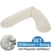 Stillkissen Das Original mit Polyesterhohlfaser-Füllung in beige,weiss