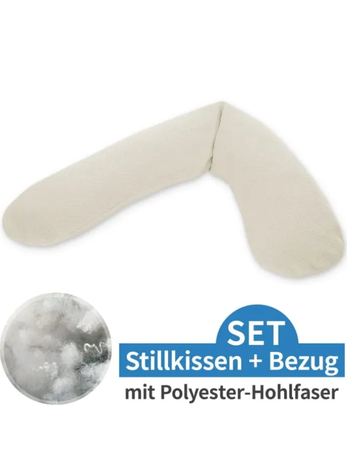 Stillkissen Das Original mit Polyesterhohlfaser-Füllung in beige,weiss