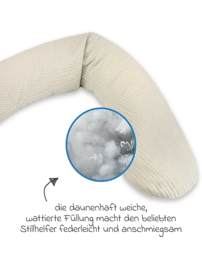 Stillkissen Das Original mit Polyesterhohlfaser-Füllung in beige