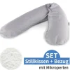 Stillkissen Das Original mit Mikroperlen-Füllung in grau