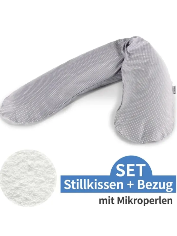 Stillkissen Das Original mit Mikroperlen-Füllung in grau