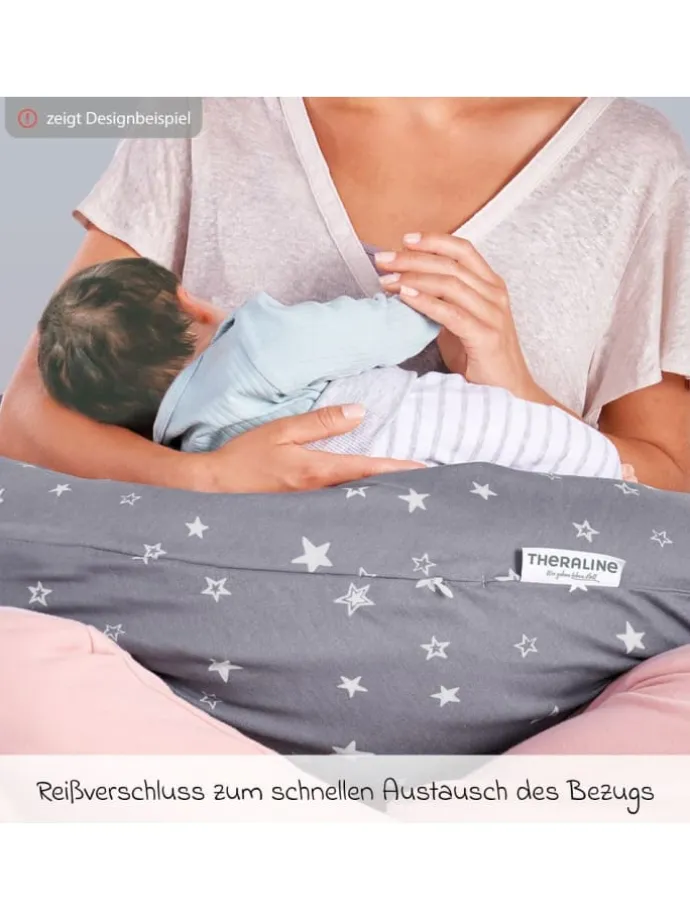 Stillkissen Das Original mit Polyesterhohlfaser-Füllung in orange,rosa