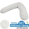 Stillkissen Das Original mit Mikroperlen-Füllung in grau