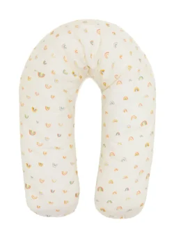 Stillkissen EPS Mikroperlen 190 cm Exklusiv in Rainbows Beige