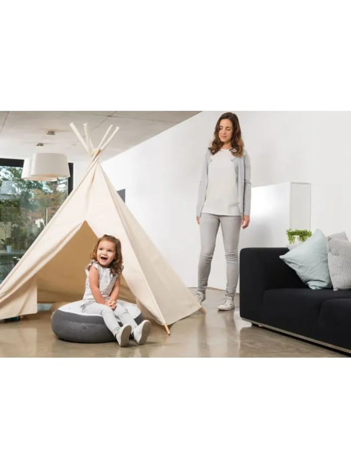 Stillkissen Relax Bezug „Stars" in Anthrazit