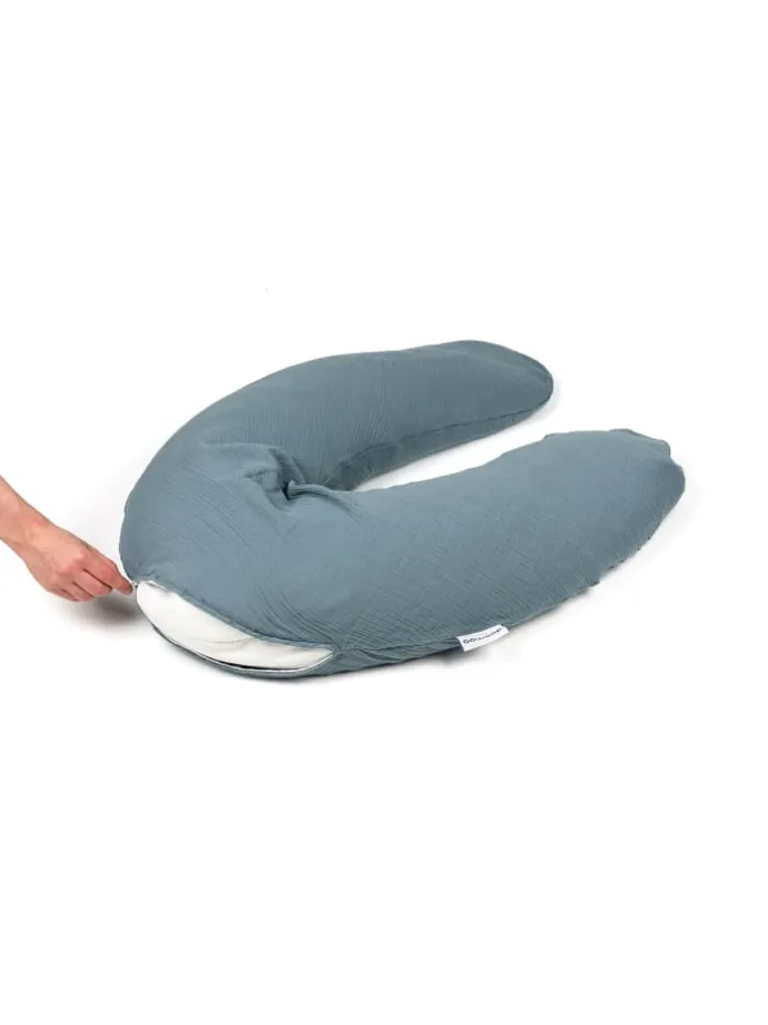 Stillkissen XL „TETRA" in blau - (L) 190cm