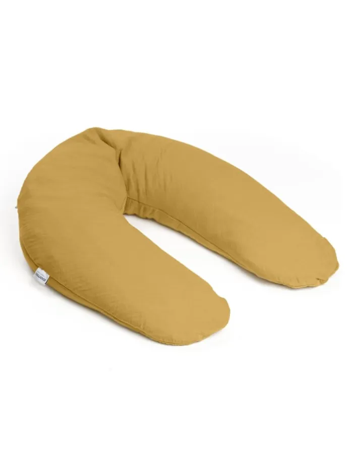 Stillkissen XL „TETRA" in ocre - (L) 190cm