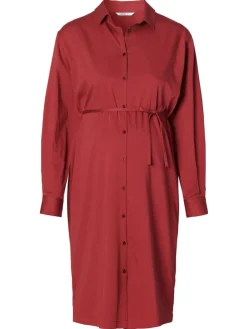Still-Kleid Akaya in Tibetan Red