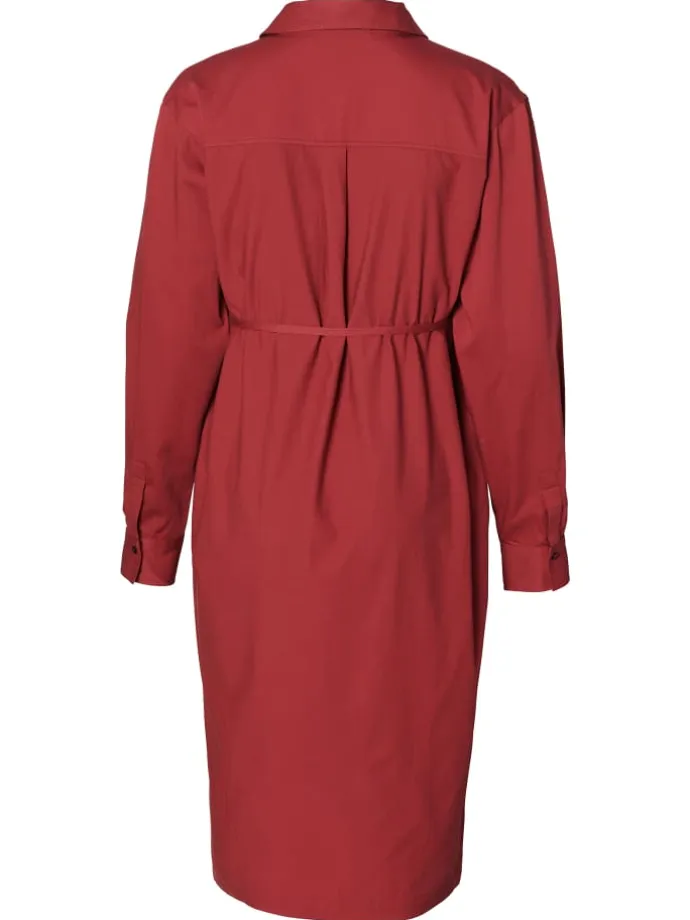Still-Kleid Akaya in Tibetan Red