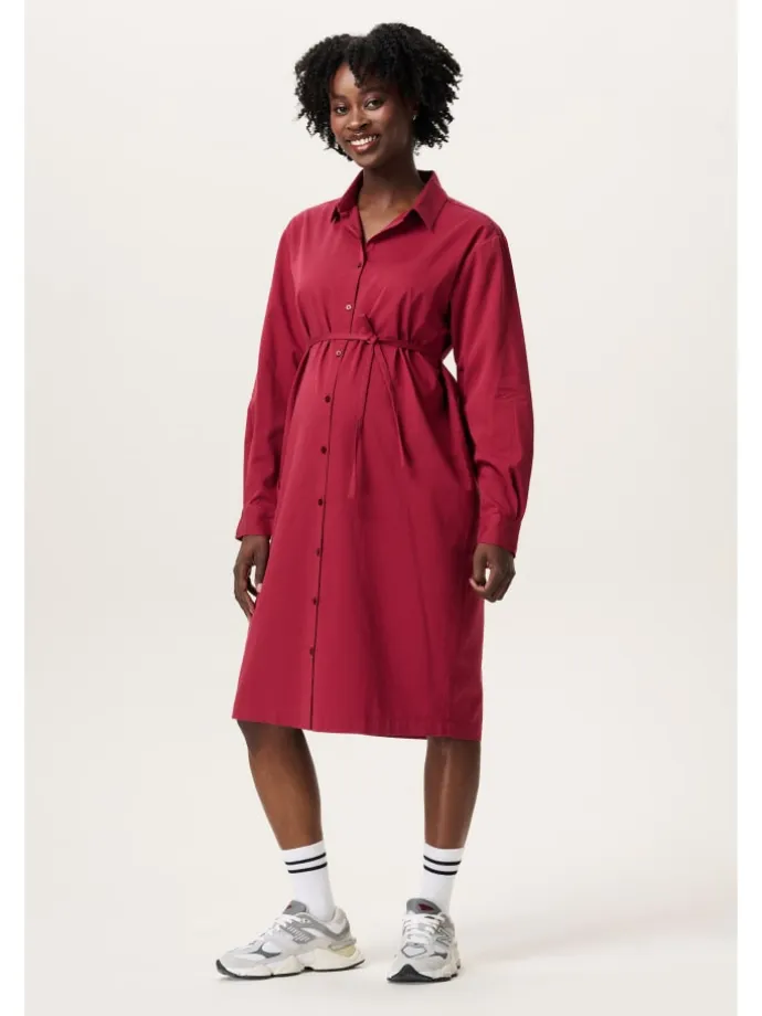 Still-Kleid Akaya in Tibetan Red