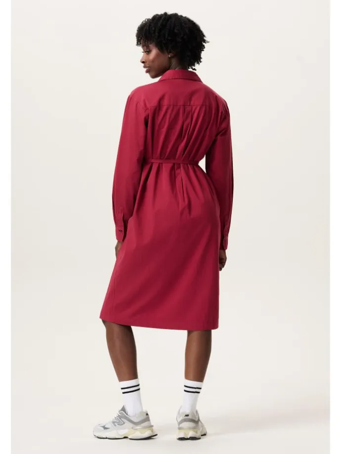 Still-Kleid Akaya in Tibetan Red