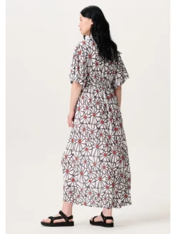 Still-Kleid All Over Print in Three Color Flower
