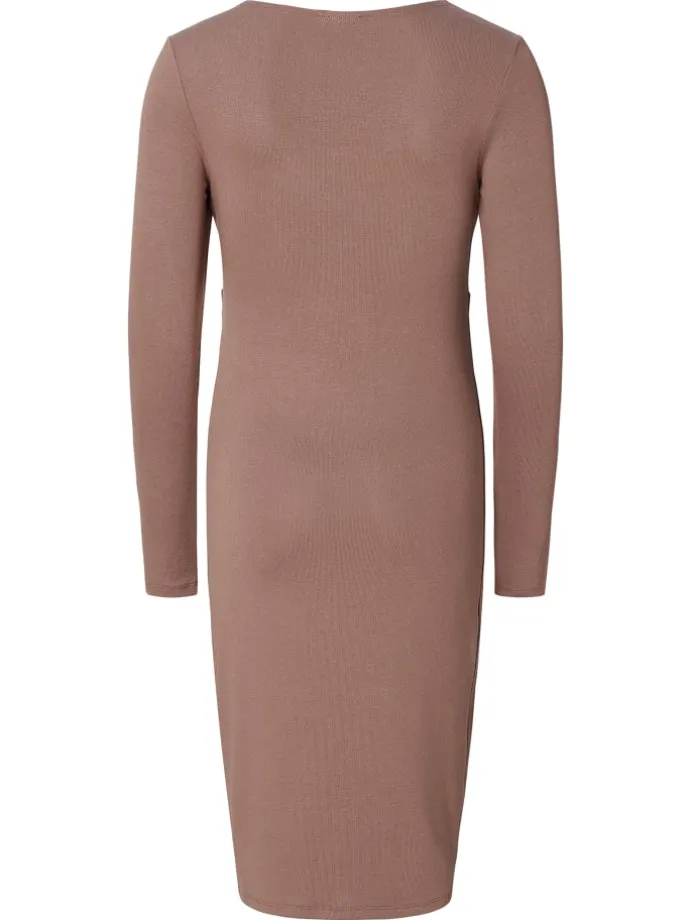 Still-Kleid Asa in Deep Taupe
