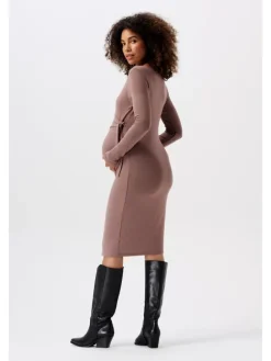 Still-Kleid Asa in Deep Taupe