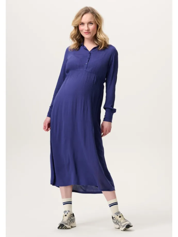 Still-Kleid Brevi in Skipper Blue