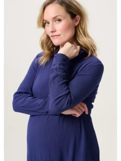 Still-Kleid Brevi in Skipper Blue