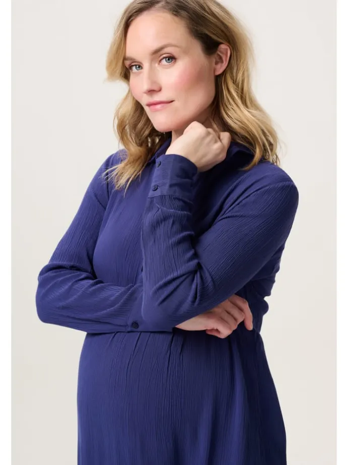 Still-Kleid Brevi in Skipper Blue