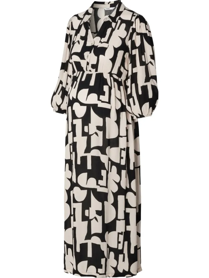 Still-Kleid Lieksa in Monochrome All Over Print