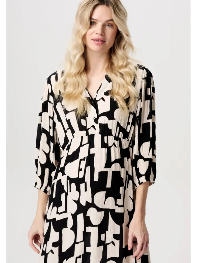 Still-Kleid Lieksa in Monochrome All Over Print