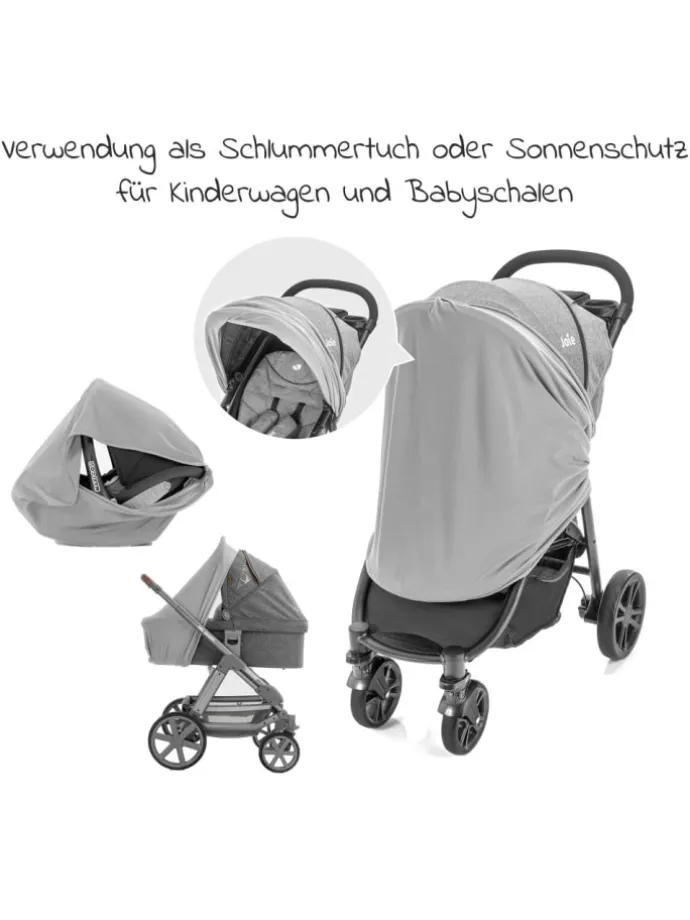 Stillschal / Stilltuch / Sichtschutz beim in grau