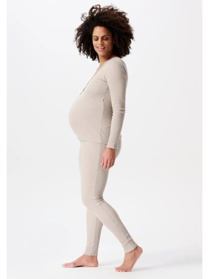 Still-Schlaftop Amala in Taupe Melange