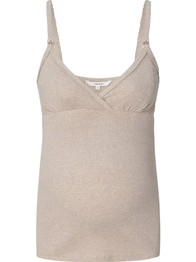 Still-Schlaftop Maja in Taupe Melange