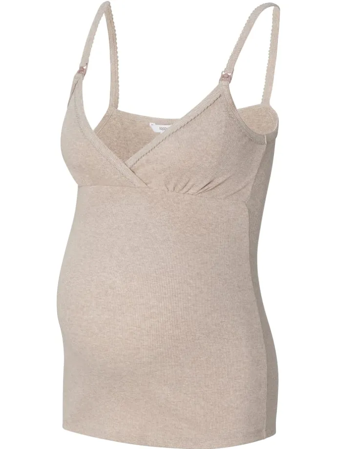 Still-Schlaftop Maja in Taupe Melange