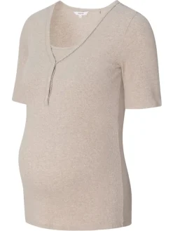 Still-Schlaftop Renate in Taupe Melange