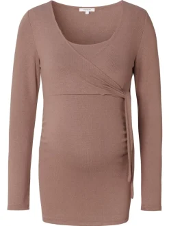 Still-Shirt Elin in Deep Taupe