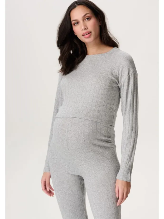 Still-Shirt Lejre in Grey Melange