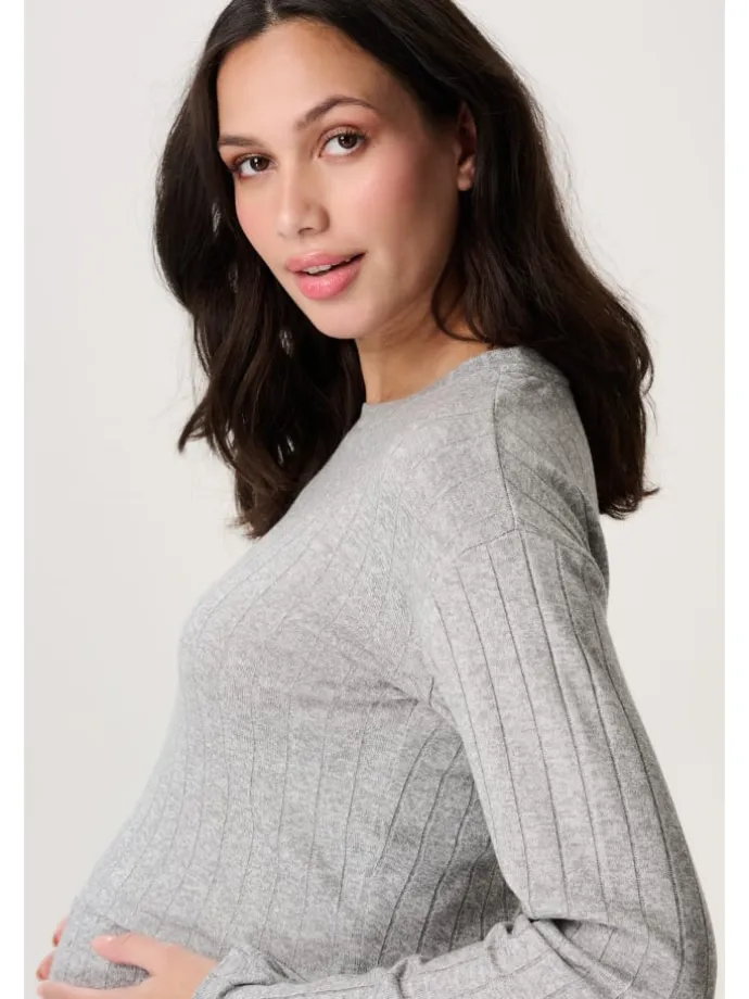 Still-Shirt Lejre in Grey Melange