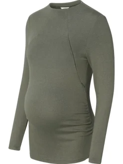 Still-Shirt Rosa in Olive