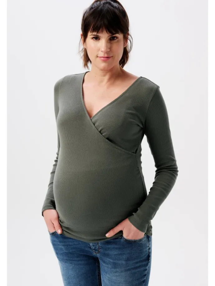 Still-Shirt Sara in Olive