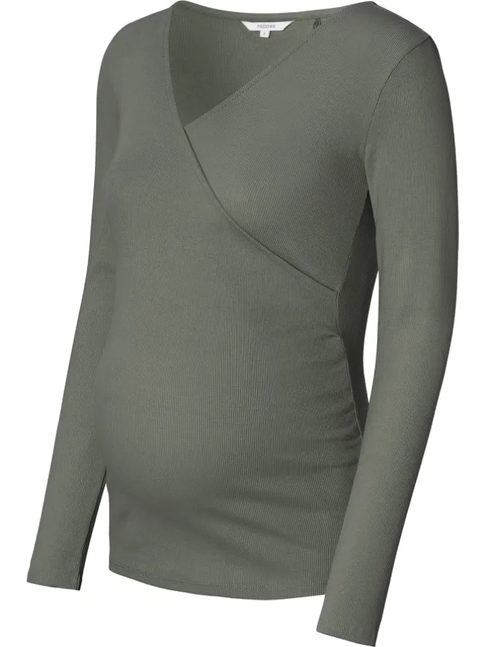 Still-Shirt Sara in Olive