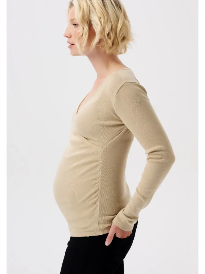 Still-Shirt Sara in White Pepper