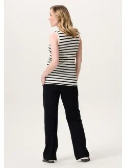 Still-Top Jamee in Cream Stripe