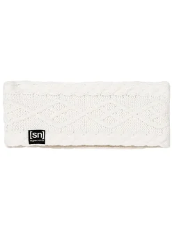 Stirnband "Knit" in Weiß