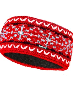 Stirnband "Norge" in Rot